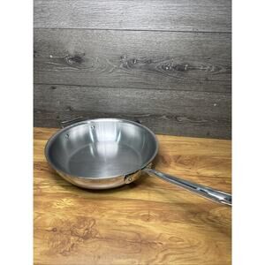 All-Clad D5 5-ply Stainless-Steel 4 qt Saute Pan 12.5” Induction Ready ~ NO LID